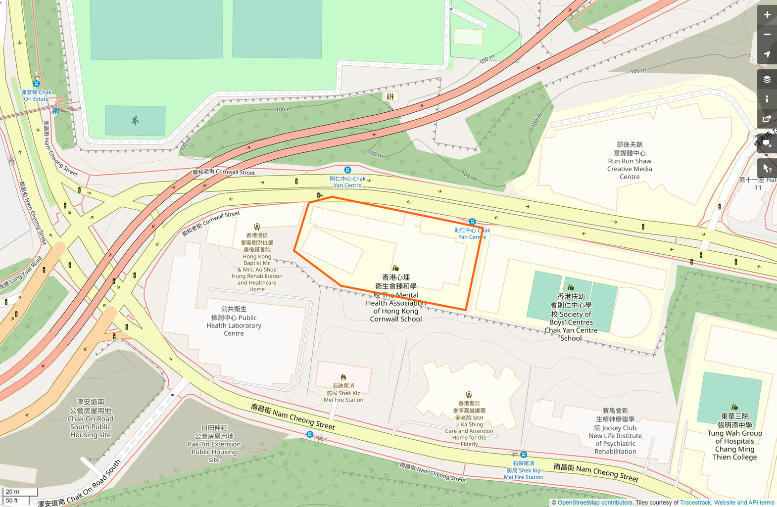 OSM: 香港心理衛生會臻和學校 The Mental Health Association of Hong Kong - Cornwall School
