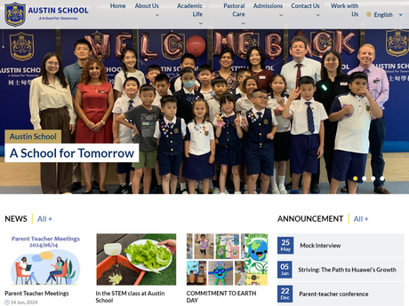 Website Screenshot of Hongkong Limai School