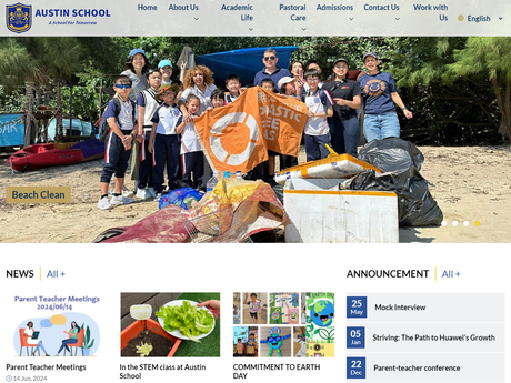 Website Screenshot of Hongkong Limai School